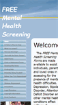 Mobile Screenshot of freementalhealthscreening.com